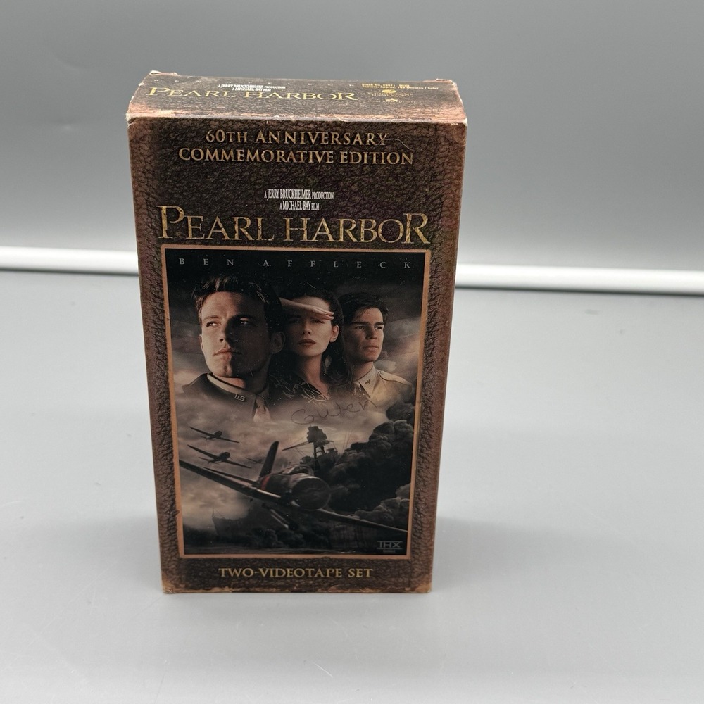Pearl Harbor (VHS, 2001, 2-Tape Set, 60th Anniversary Commemorative Edition